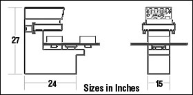 B2FS Blister Packaging Machine Dimensions